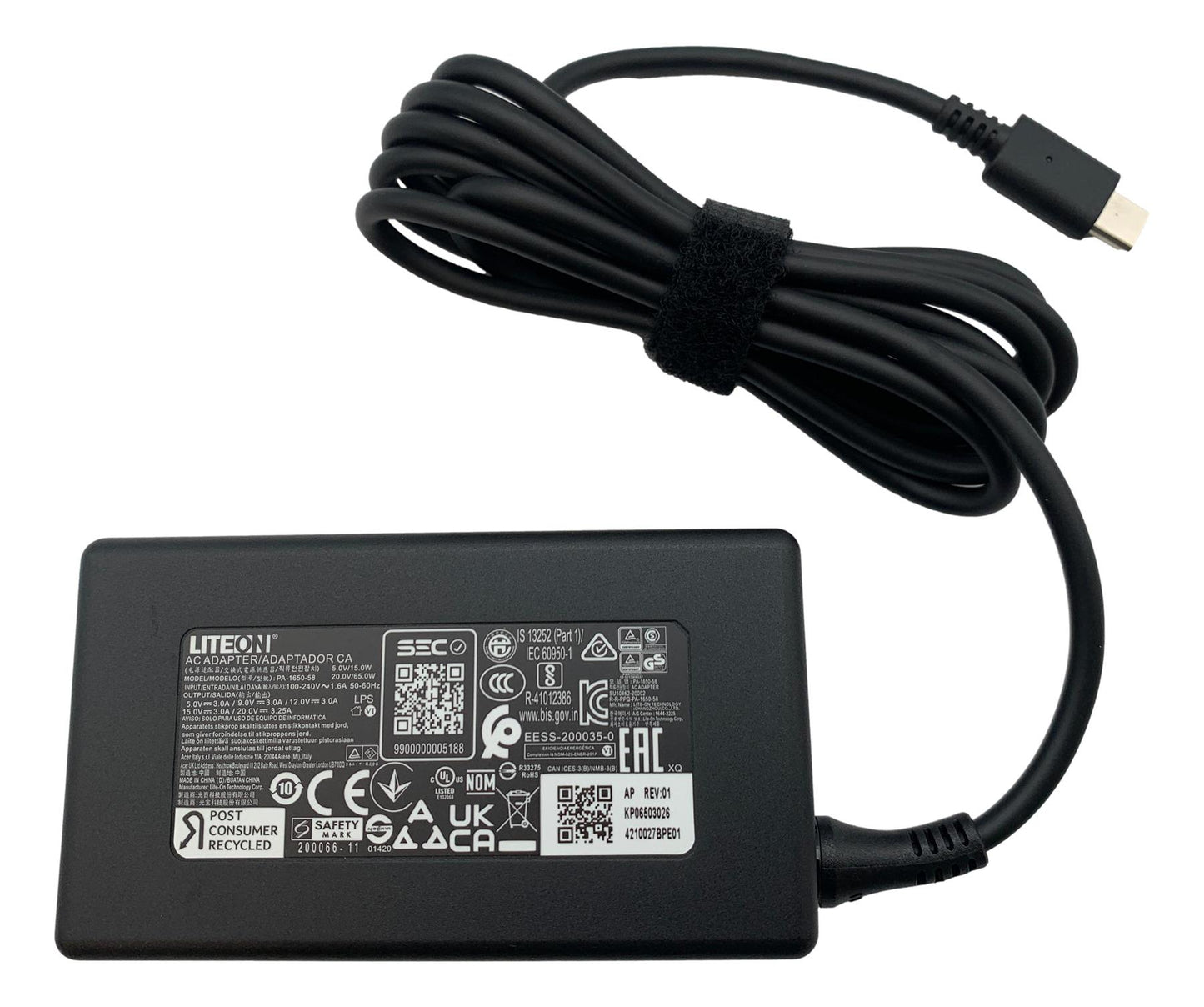 Acer Aspire AV14-52P AV15-53P AC Charger Adapter Power supply KP.06503.026