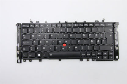 Genuine Lenovo ThinkPad Yoga Keyboard Norwegian Black Backlit 04Y2640