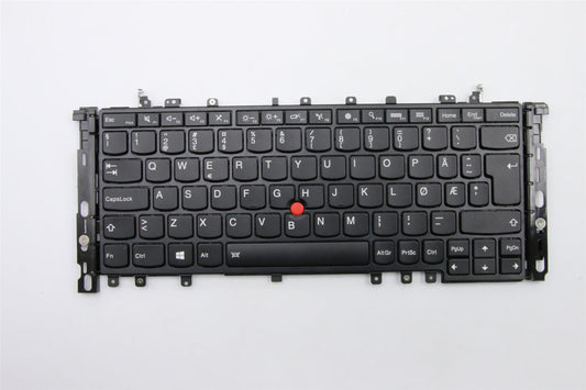 Genuine Lenovo ThinkPad Yoga Keyboard Norwegian Black Backlit 04Y2640