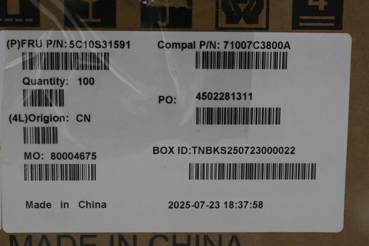 Lenovo C 83SC I/O FFC Cable 5C10S31591