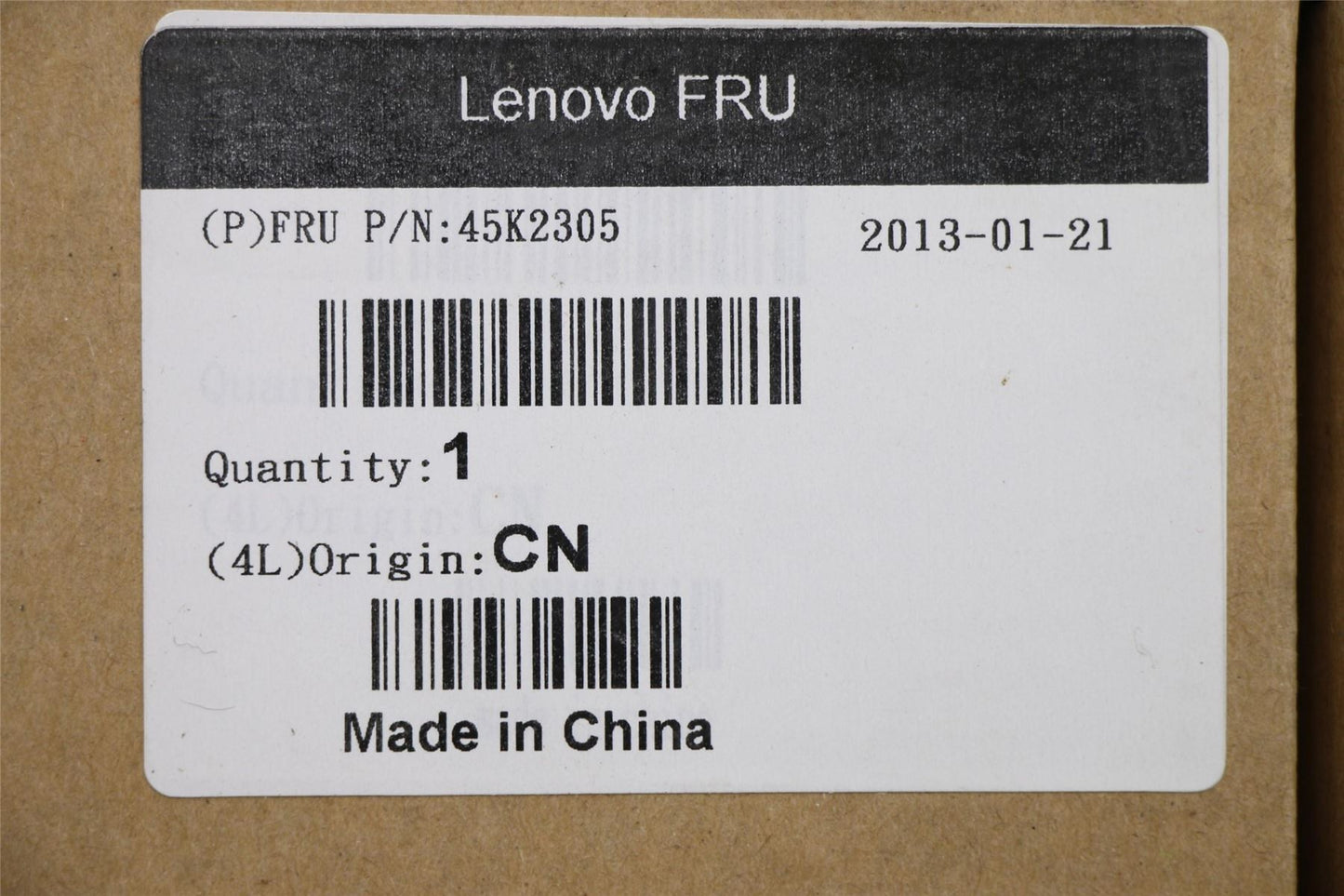 Lenovo FRU, Front Panel USB/Audio Cable Assembl 45K2305