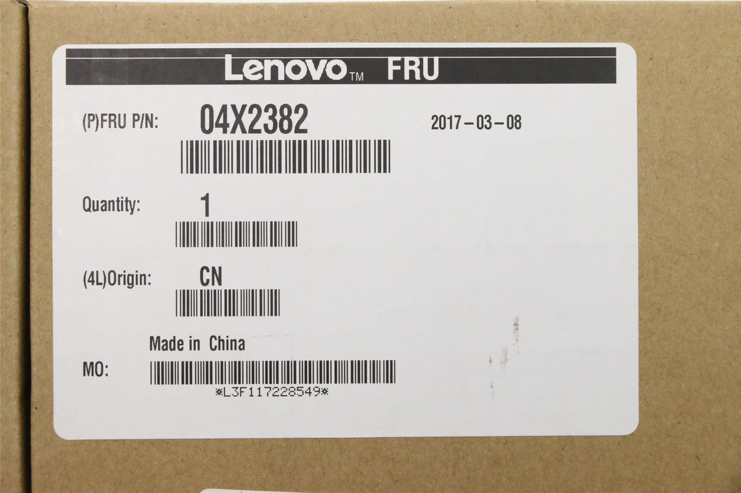 Lenovo FRU, CABLE, Rear eSATA cable 04X2382