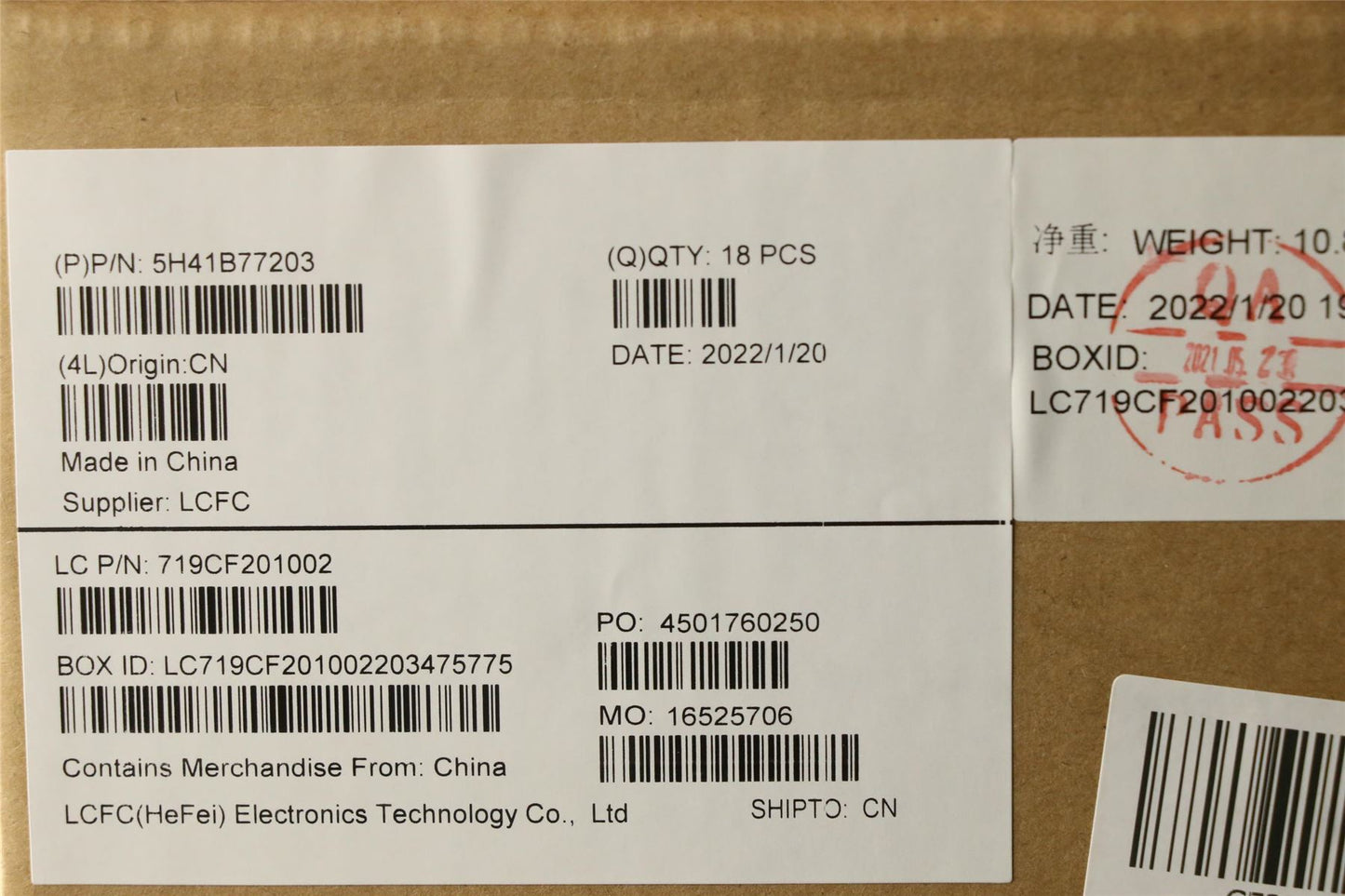 Lenovo ThinkPad P15 2 Fan Heatsink 5H41B77203