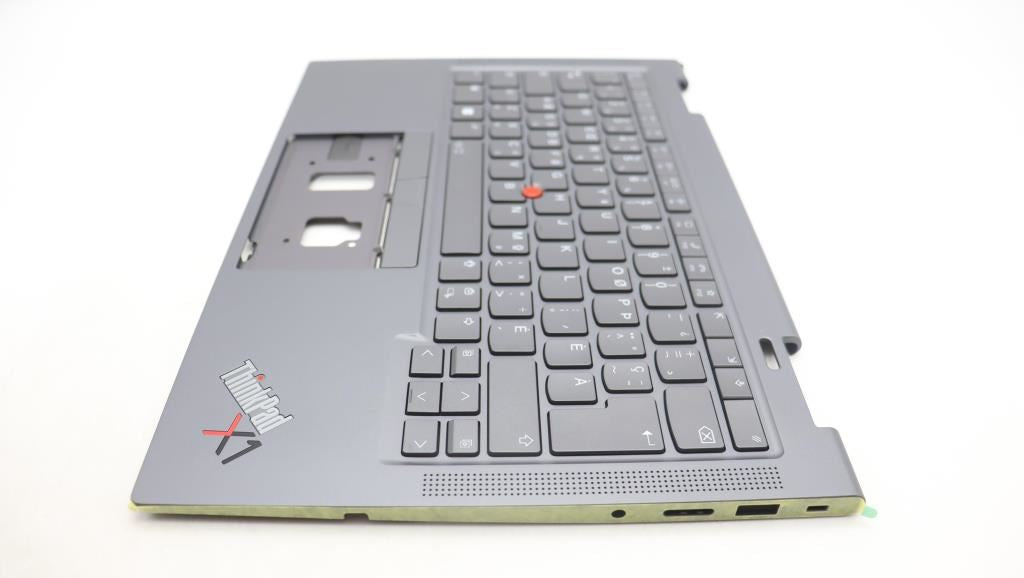 Lenovo ThinkPad X1 8th Gen Keyboard Palmrest Top Cover Grey Backlit 5M11H62388