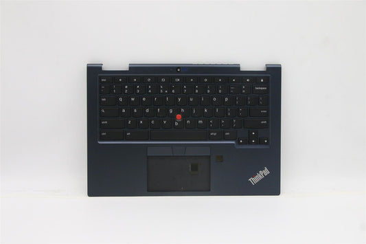 Lenovo ThinkPad C13 Gen 1 Keyboard Palmrest Top Cover US Euro Black 5M10Z54476