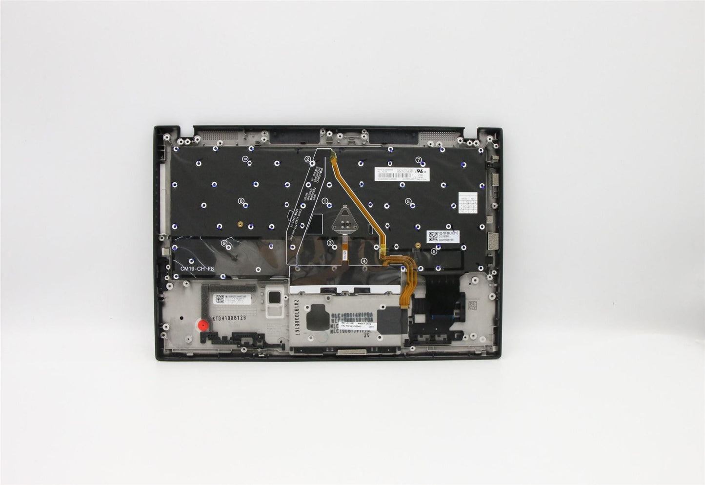 Lenovo ThinkPad X1 7th Gen Palmrest Cover Keyboard French Black 5M10W85874