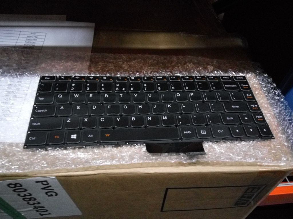Lenovo USI-ST1C3B-DF-BlkKeyBacklight-KBD US English Keyboard 25215090