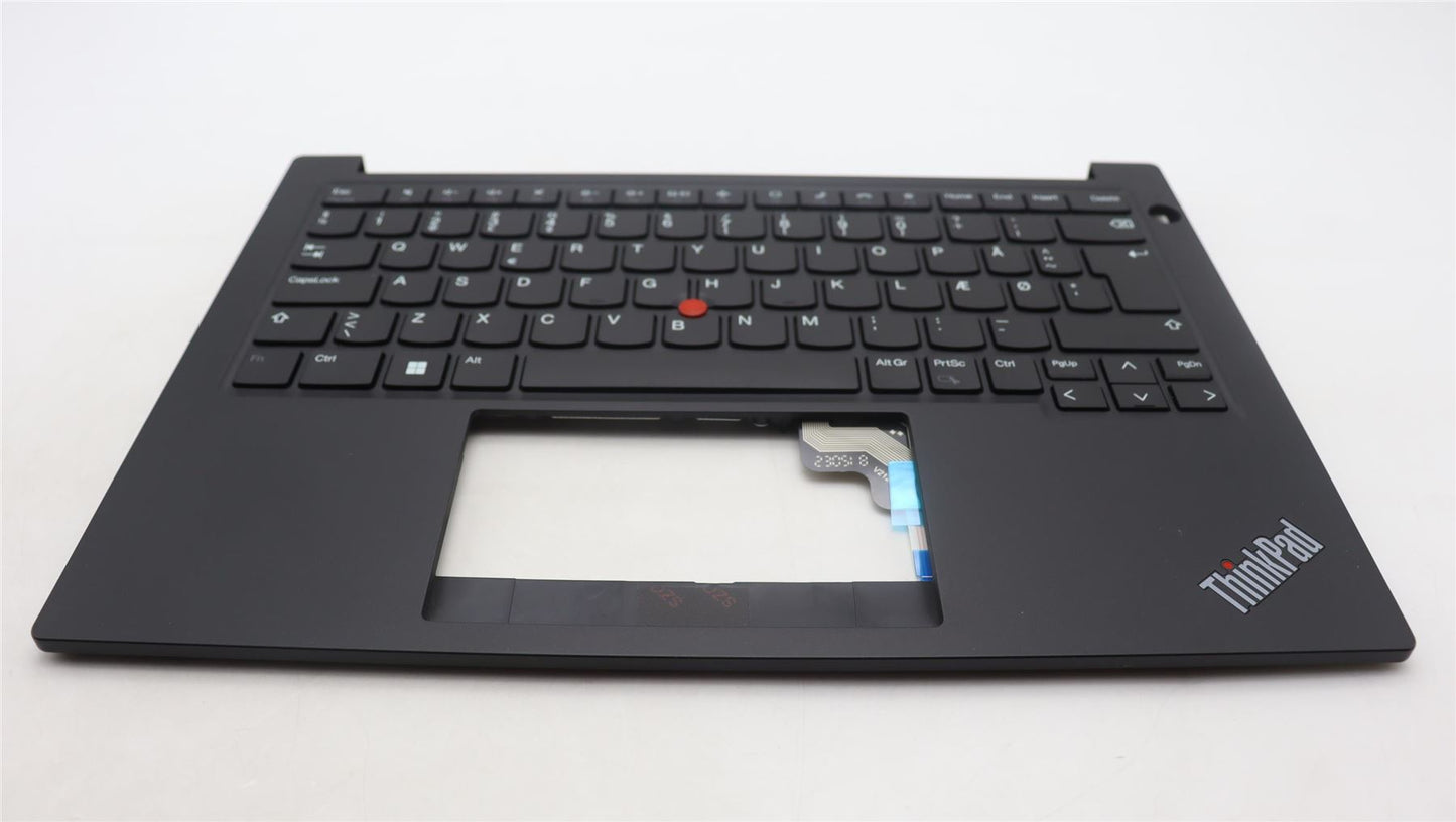 Lenovo ThinkPad E14 Gen 5 Keyboard Palmrest Top Cover Danish Black 5M11L92247
