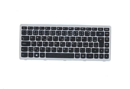 Lenovo T5E1-DFCzhSlk-BlackKeySilverF-KBD Keyboard 25213588