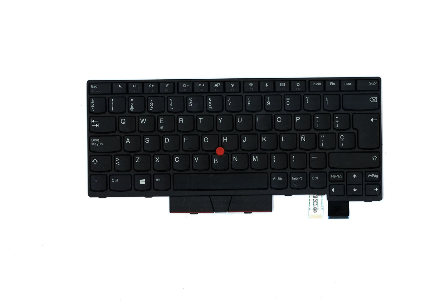 Lenovo ThinkPad T480 A485 Keyboard Spanish Black 01HX389