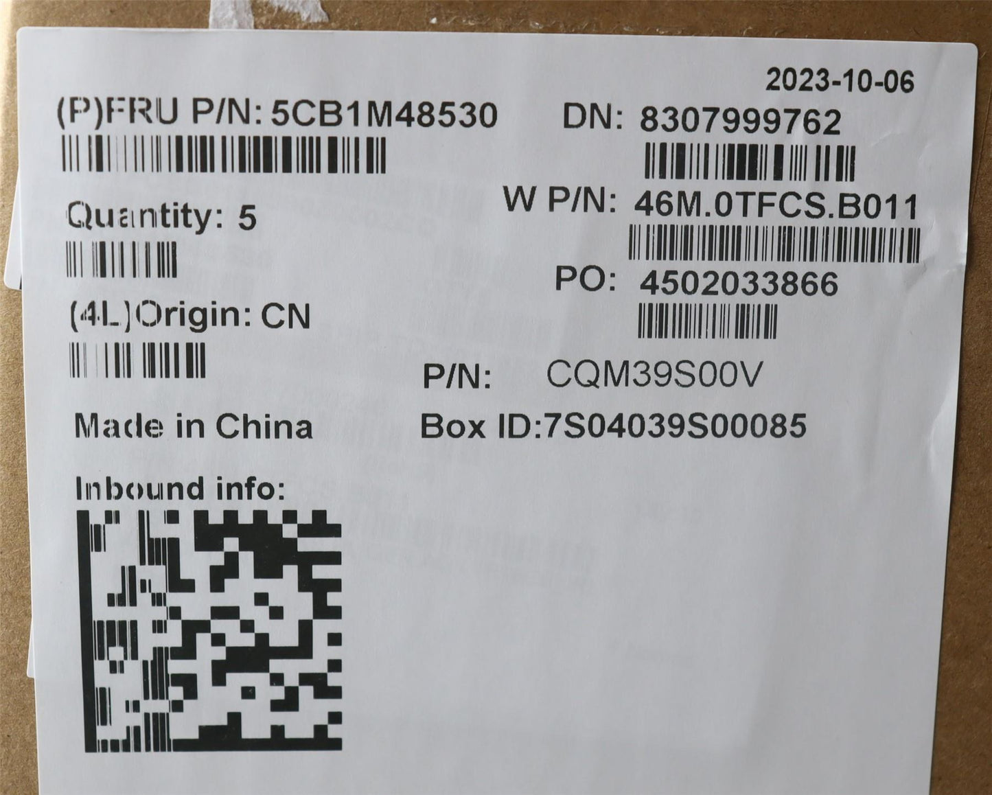 Lenovo ThinkBook 16 G6 IRL Palmrest Cover Touchpad Keyboard German 5CB1M48530