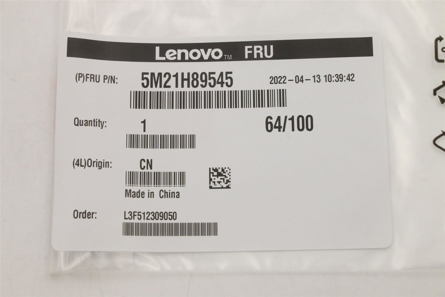 Lenovo MECHANICAL FT590_2280SSD THMpad T14&T15 5M21H89545