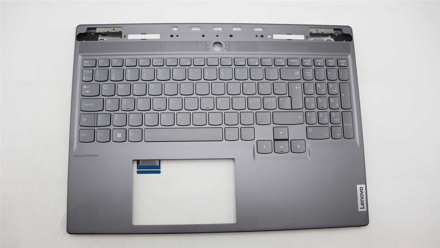 Lenovo Legion S7 16IRH8 Palmrest Cover Keyboard Nordic Grey Backlit 5CB1L67974