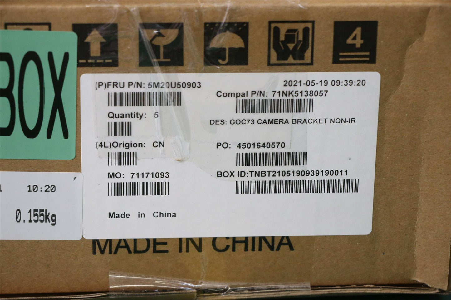 Lenovo MECHANICAL BKT,camera,AIO 3 22 24 27 5M20U50903