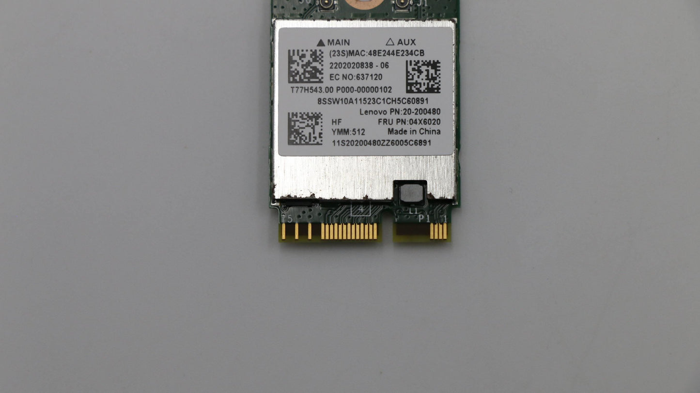 Lenovo Wireless,CMB,CBT,4352 M.2 Board 04X6020