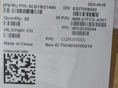 Lenovo FRU COVER Lower Case PL ONGY K14 5CB1M21486