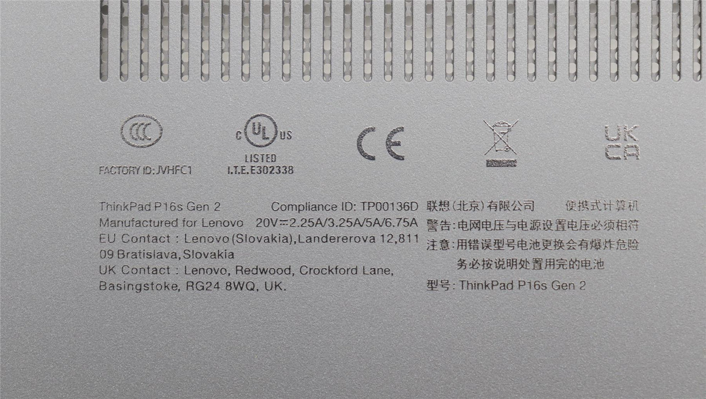 Lenovo FRU COVER ROCP_D_COVER_SWG_WL_ASSY 5CB1L57543