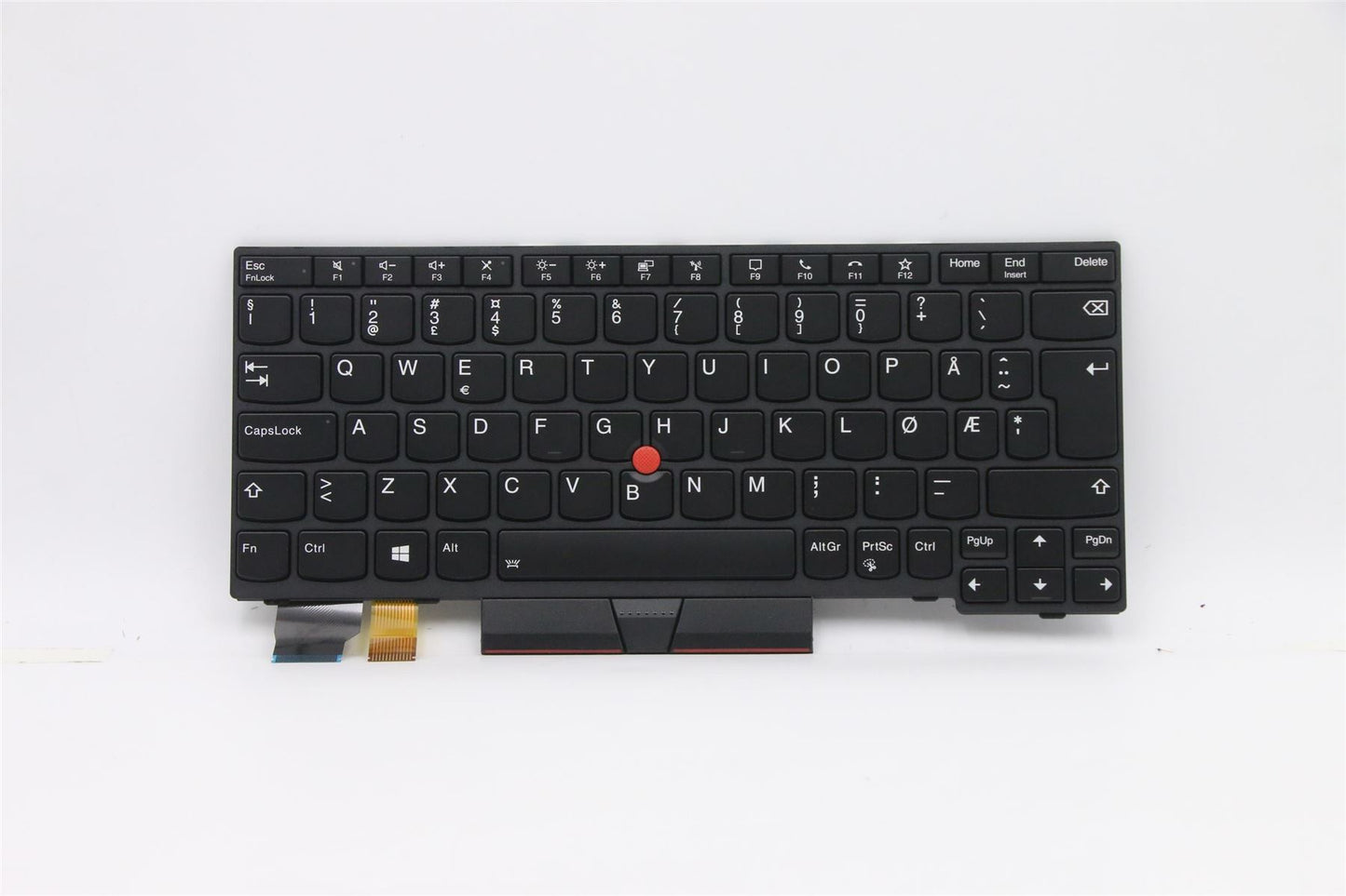 Lenovo ThinkPad L13 2 X13 Keyboard Nordic Black Backlit 5N20V43054