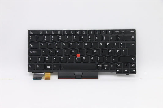 Lenovo ThinkPad L13 2 X13 Keyboard Nordic Black Backlit 5N20V43054