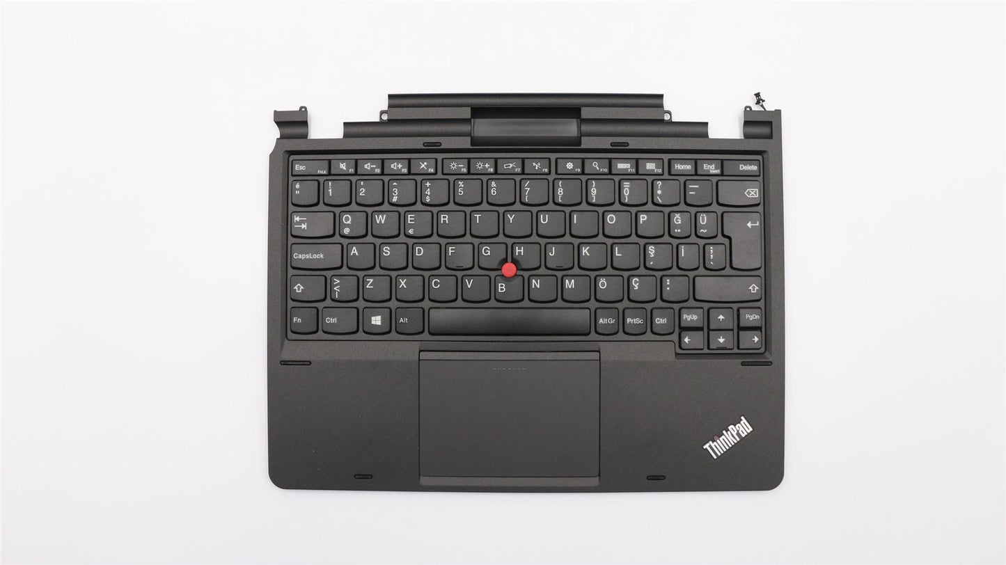 Lenovo ThinkPad Helix Palmrest Cover Touchpad Keyboard Turkish Grey 04X0649
