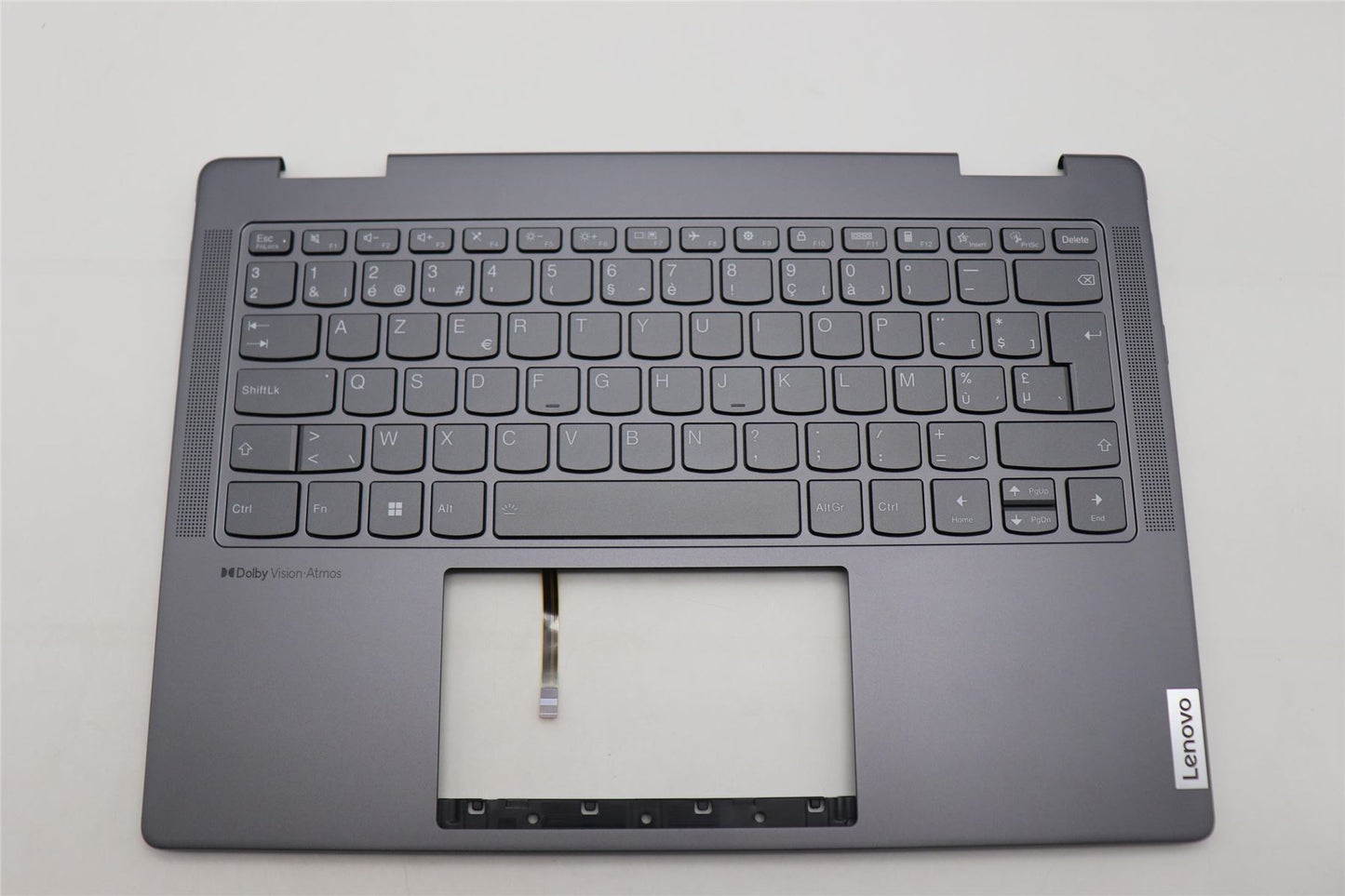 Lenovo Yoga 7 14IRL8 Keyboard Palmrest Top Cover Belgian Storm Grey 5CB1L40843