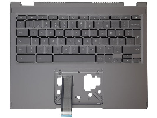 Acer Chromebook Spin CP713-2W Palmrest Cover Keyboard UK Grey Gray 6B.HQBN7.030