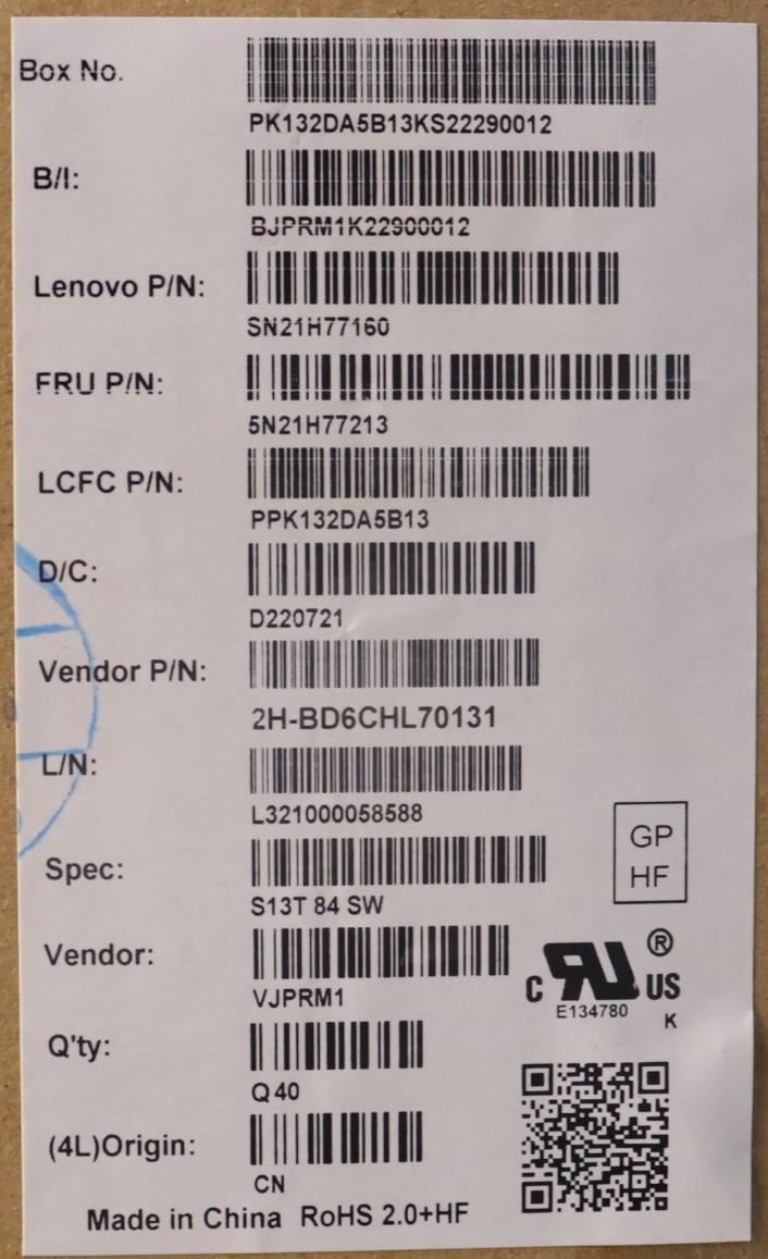 Lenovo Yoga L13 4 X13 3 L13 3 Keyboard Swiss Black Backlit 5N21H77213