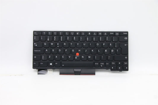 Lenovo ThinkPad X280 A285 X390 X395 L13 Keyboard Danish Black Backlit 01YP209