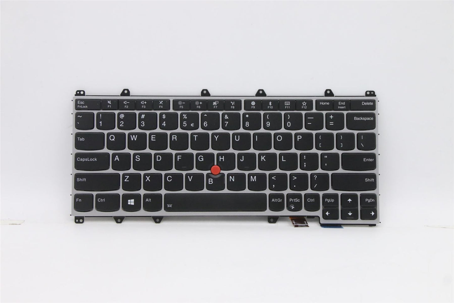 Lenovo Yoga X380 Keyboard US International Silver Backlit 01HX129