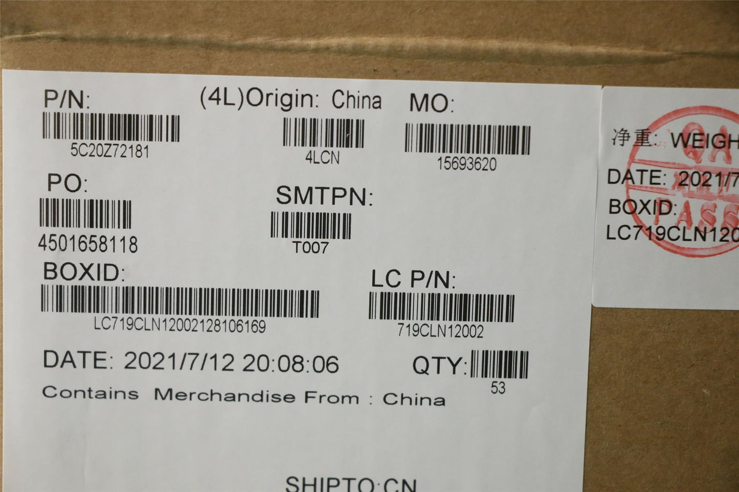 Lenovo CS21 Y2.8 slim HD W/O AWA 5C20Z72181