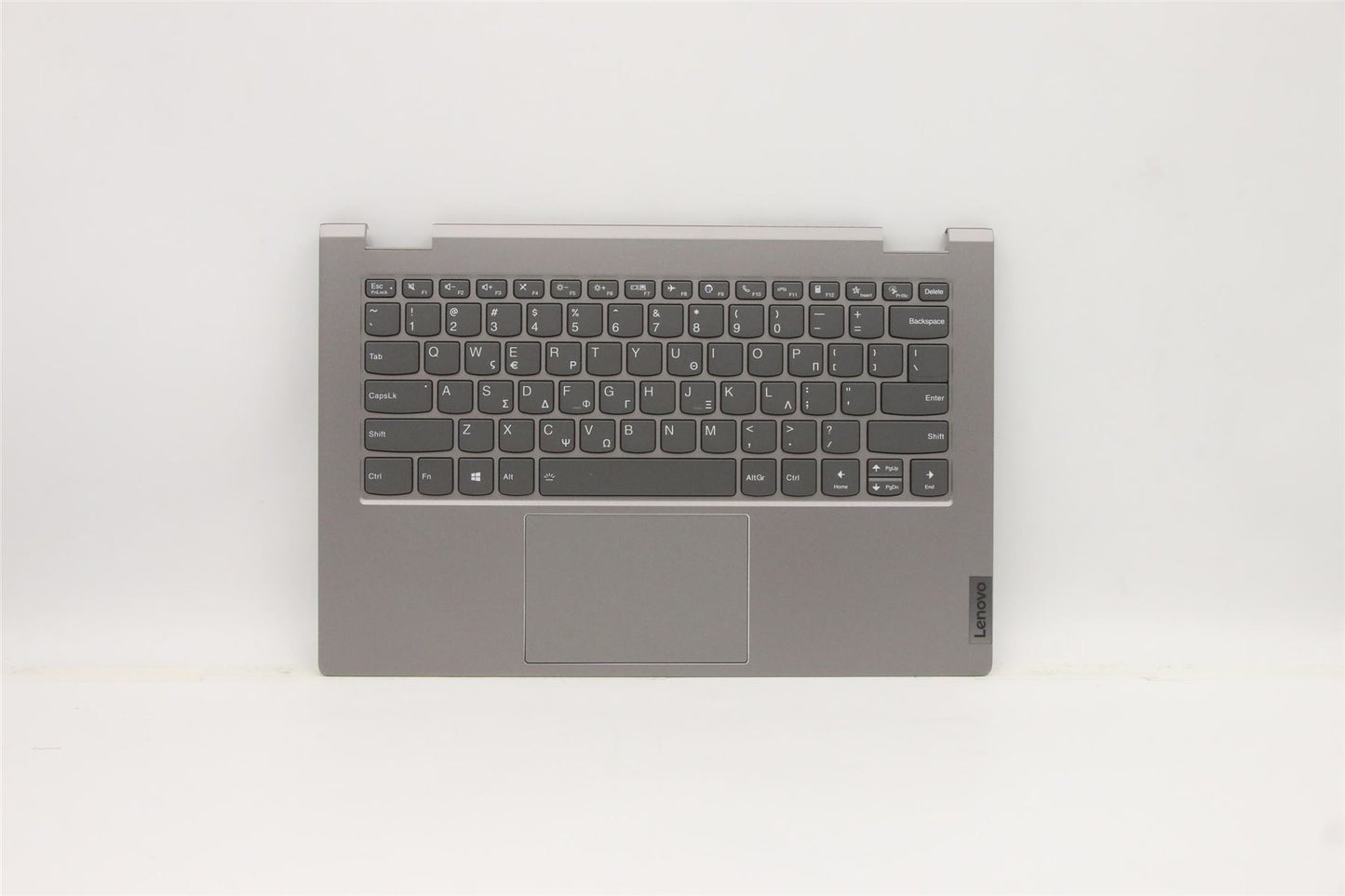 Lenovo Yoga 14s ITL Palmrest Cover Touchpad Keyboard Greek Grey 5CB1C90961