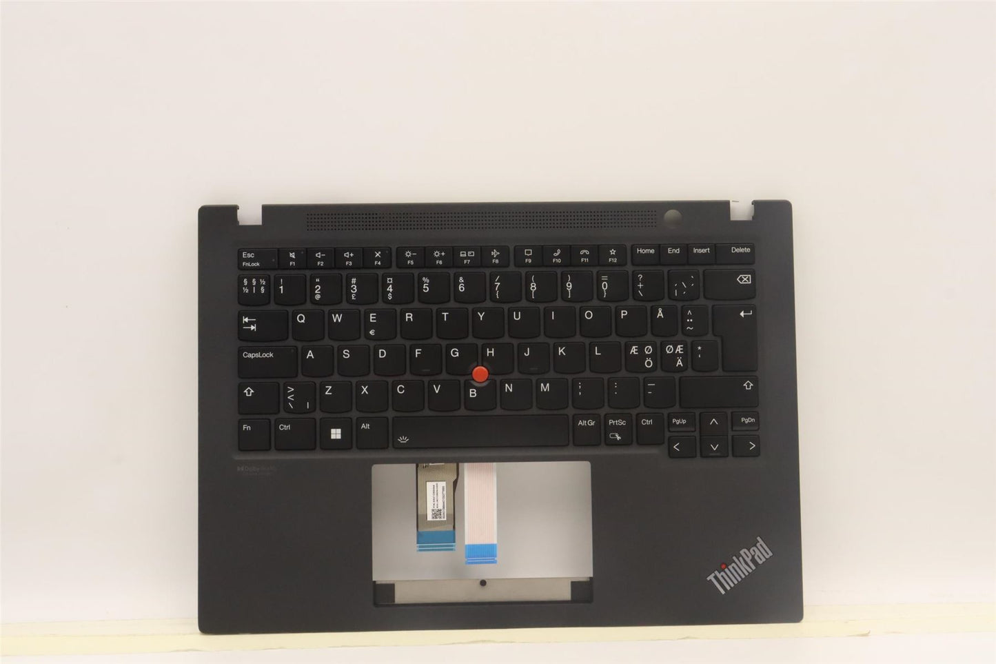 Lenovo ThinkPad T14s Gen 3 Keyboard Palmrest Top Cover Nordic Black 5M11H27722