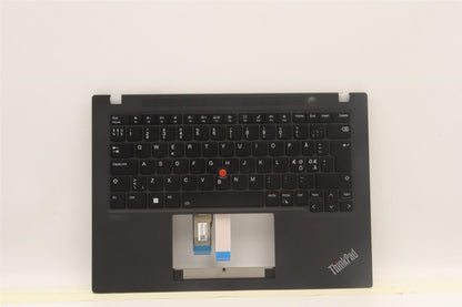 Lenovo ThinkPad T14s Gen 3 Keyboard Palmrest Top Cover Nordic Black 5M11H27722