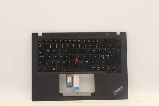 Lenovo ThinkPad T14s Gen 3 Keyboard Palmrest Top Cover Nordic Black 5M11H27722