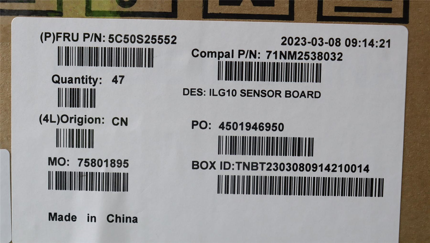 Lenovo Sensor_Board C 82XV 5C50S25552