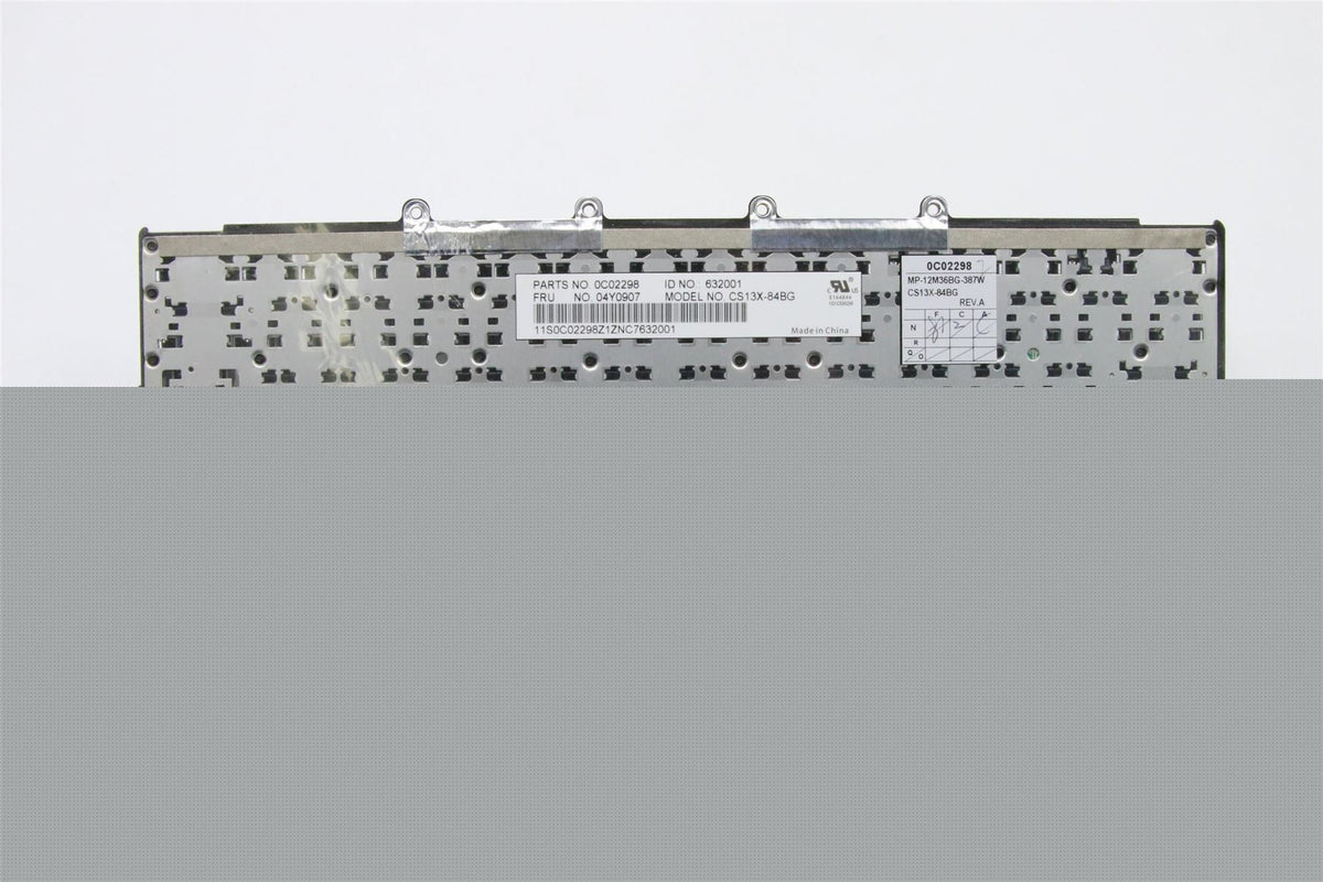 Lenovo CS13X, BG, CHY Bulgarian Keyboard 04Y0907