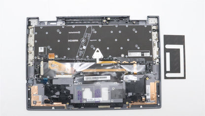 Lenovo ThinkPad X1 7th Gen Keyboard Palmrest Top Cover Ukrainian 5M11H45797