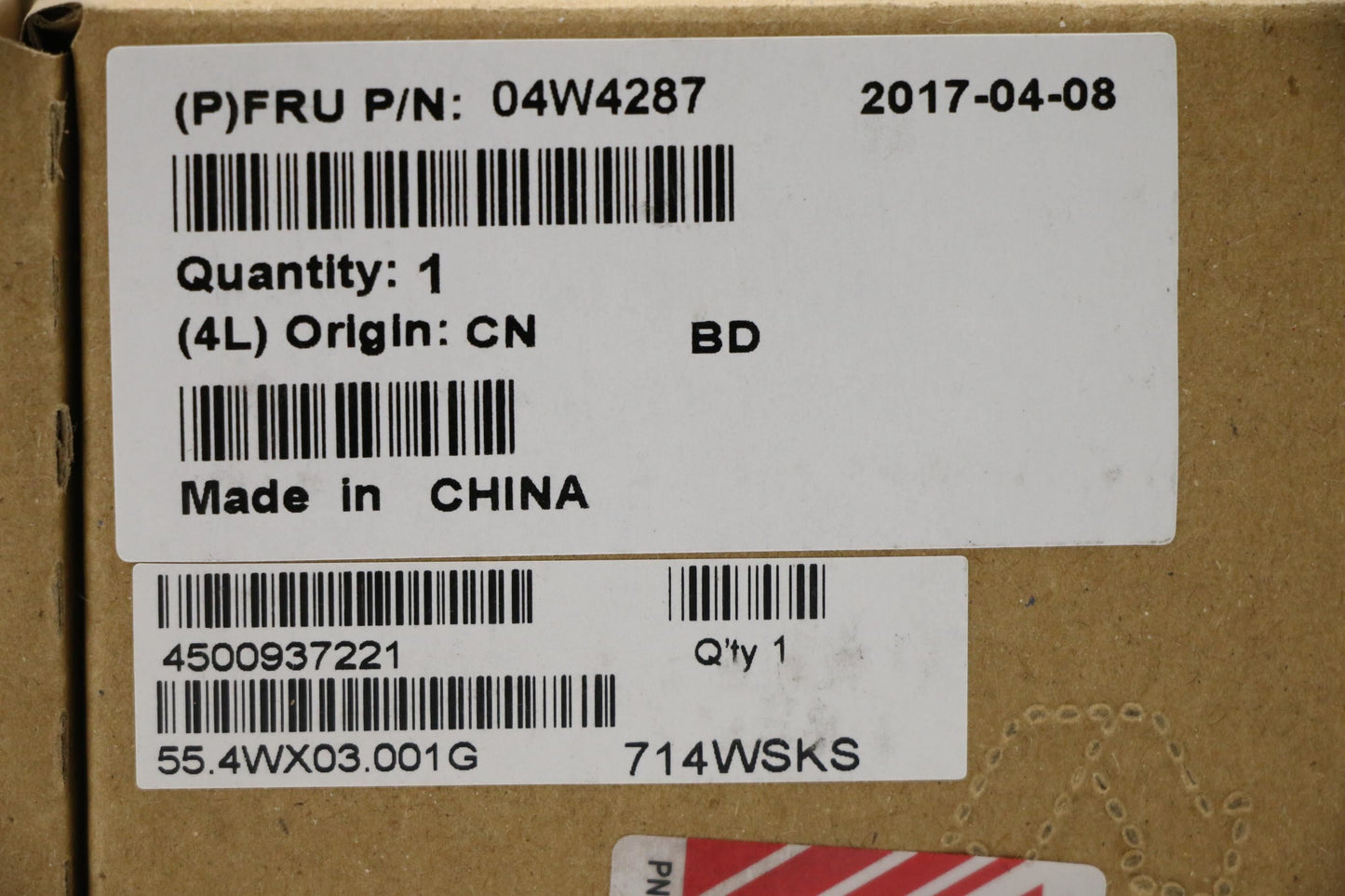 Lenovo FRU Sub Card Power Button Board 04W4287