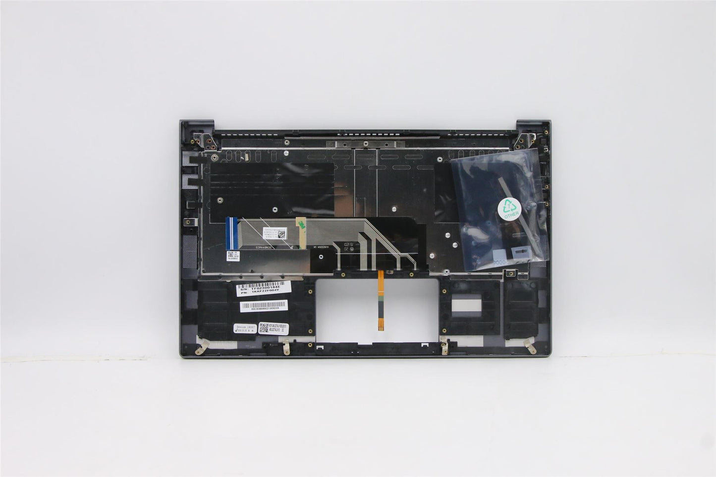 Lenovo IdeaPad 7 14IIL05 Keyboard Palmrest Top Cover French Grey 5CB0X55869