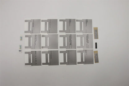 Lenovo Muldflap FRU GEO Label KIT Silver 5L10V15297