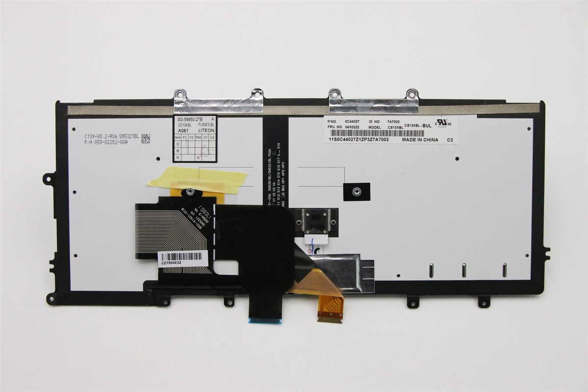 Lenovo CS13X, BG, CHY, Backlit Bulgarian Keyboard 04X0184