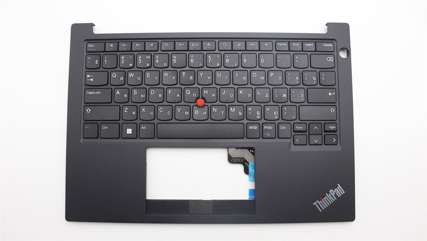 Lenovo ThinkPad E14 Gen 5 Keyboard Palmrest Top Cover Russian Black 5M11L92287