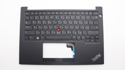 Lenovo ThinkPad E14 Gen 5 Keyboard Palmrest Top Cover Russian Black 5M11L92287
