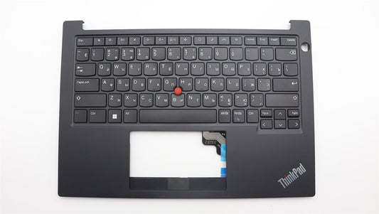 Lenovo ThinkPad E14 Gen 5 Keyboard Palmrest Top Cover Russian Black 5M11L92287