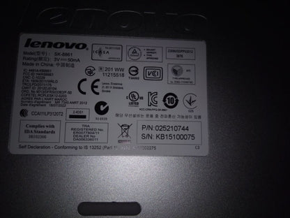 Lenovo Liteon SK-8861(SA) 2.4G KB Only-Silver8 Keyboard 25210744