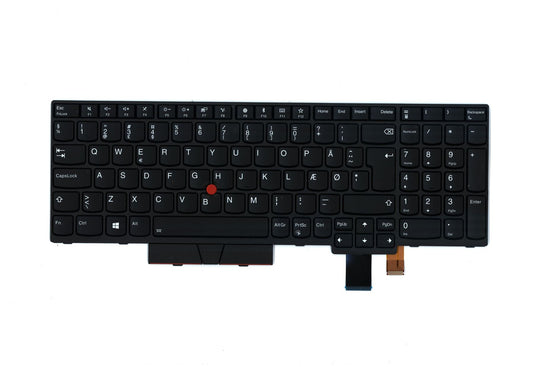 Lenovo ThinkPad T570 P51s Keyboard Danish Black Backlit 01ER550