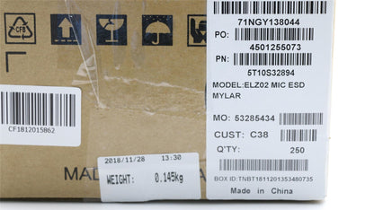 Lenovo TAPE MIC ESD MYLAR C 81J7 5T10S32894