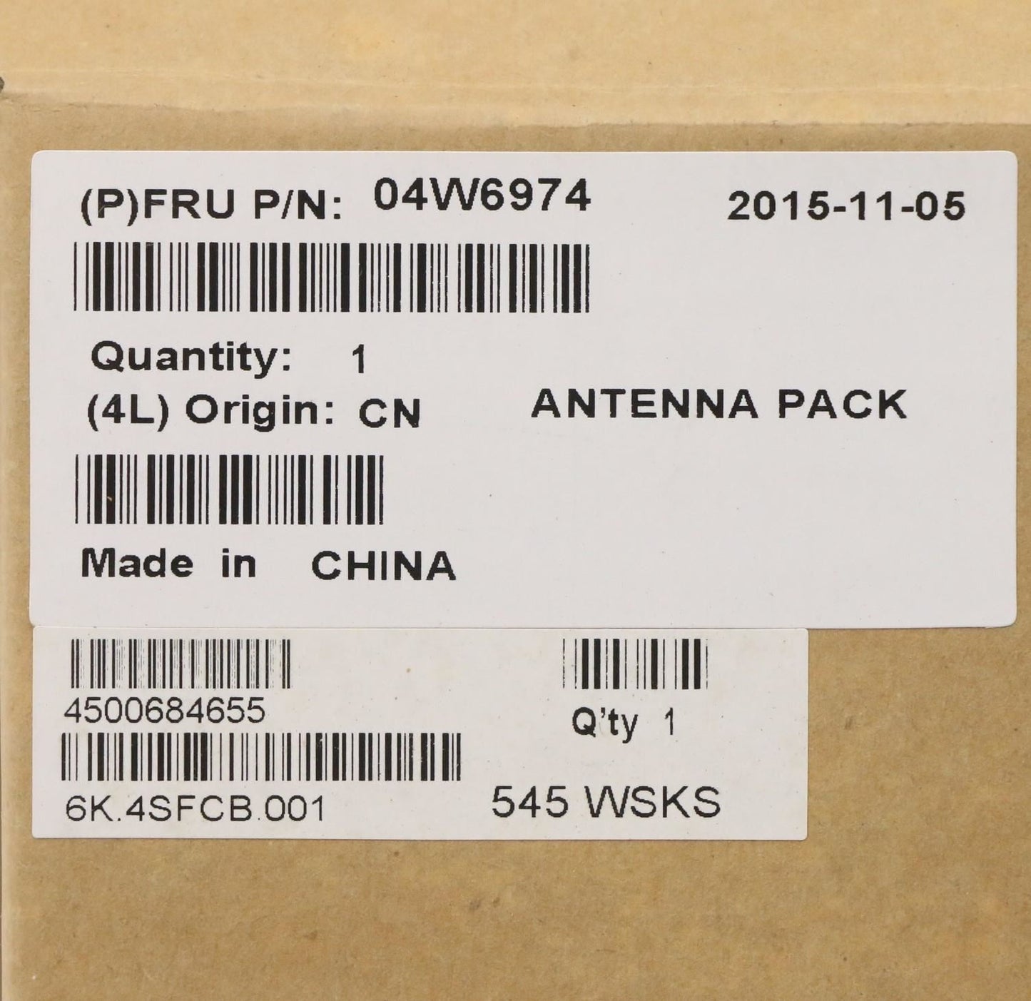 Lenovo FRU Antenna Set 15W Tyco 04W6974