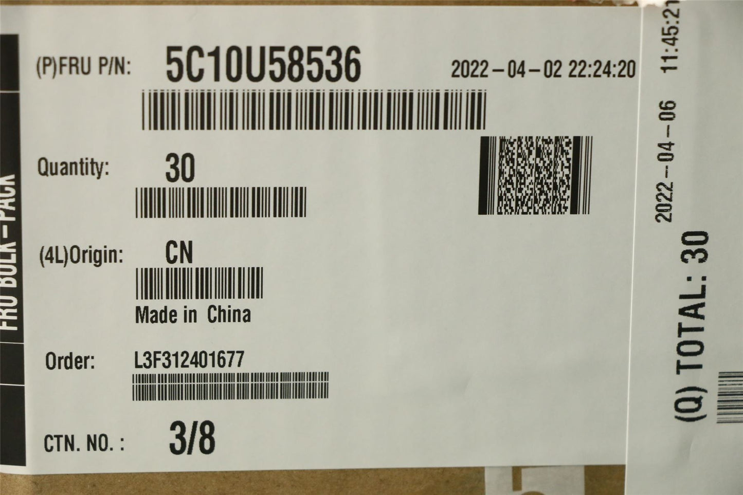 Lenovo ThinkStation M92p M82 M92 P520c P310 SATA Dual Power Cable 5C10U58536