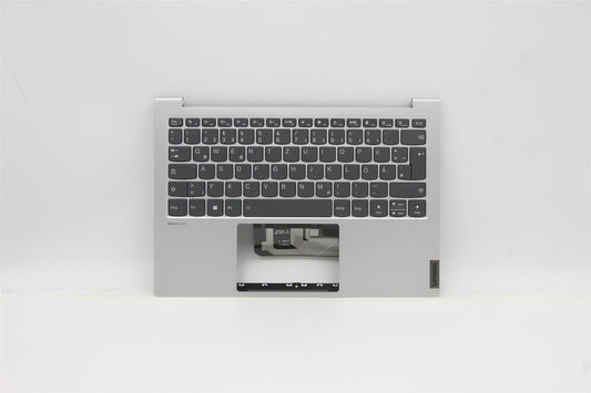 Lenovo Yoga 7-13ACN05 Keyboard Palmrest Top Cover German Silver 5CB1C14988